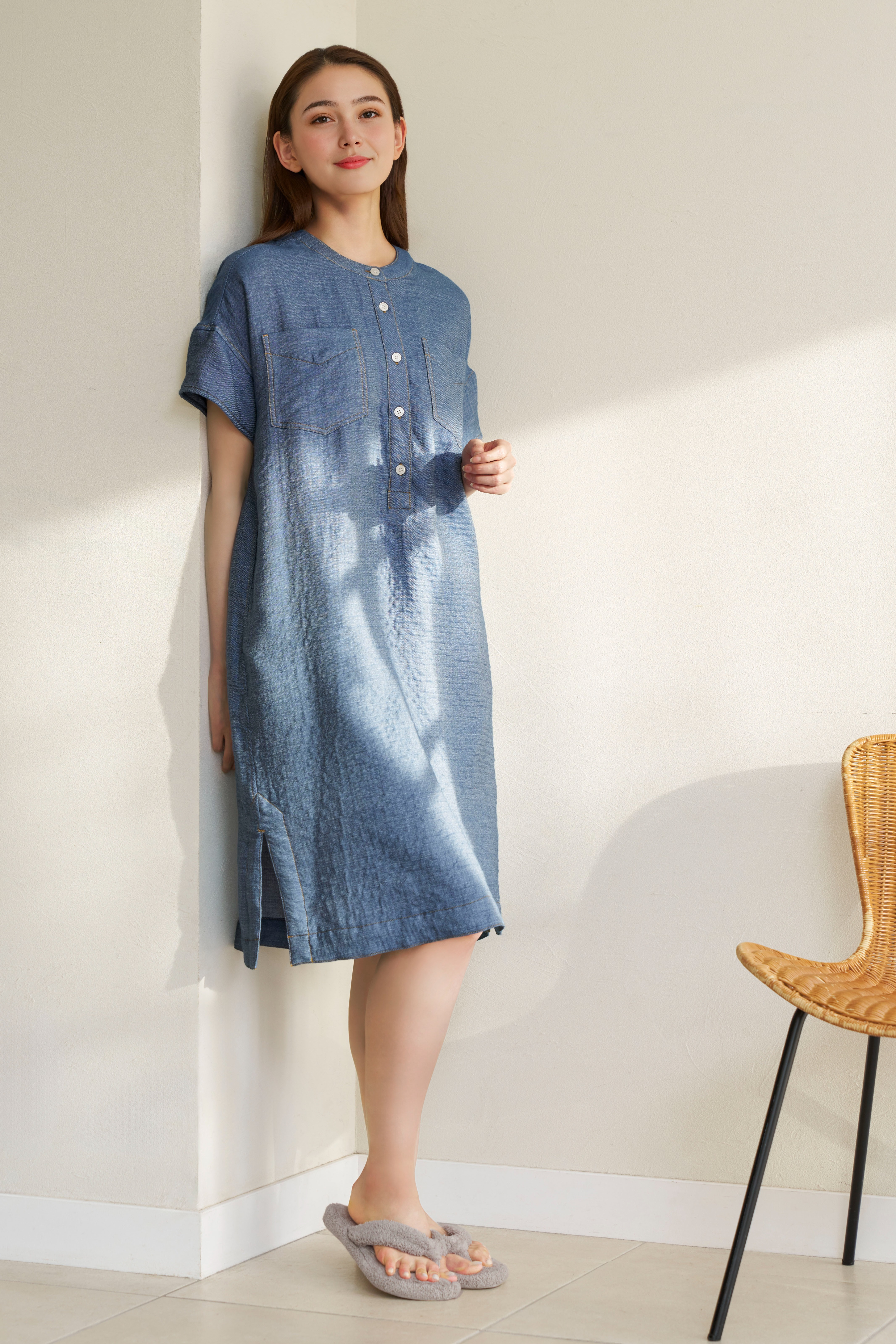 ★UCHINO★ふんわり素材のワンピース