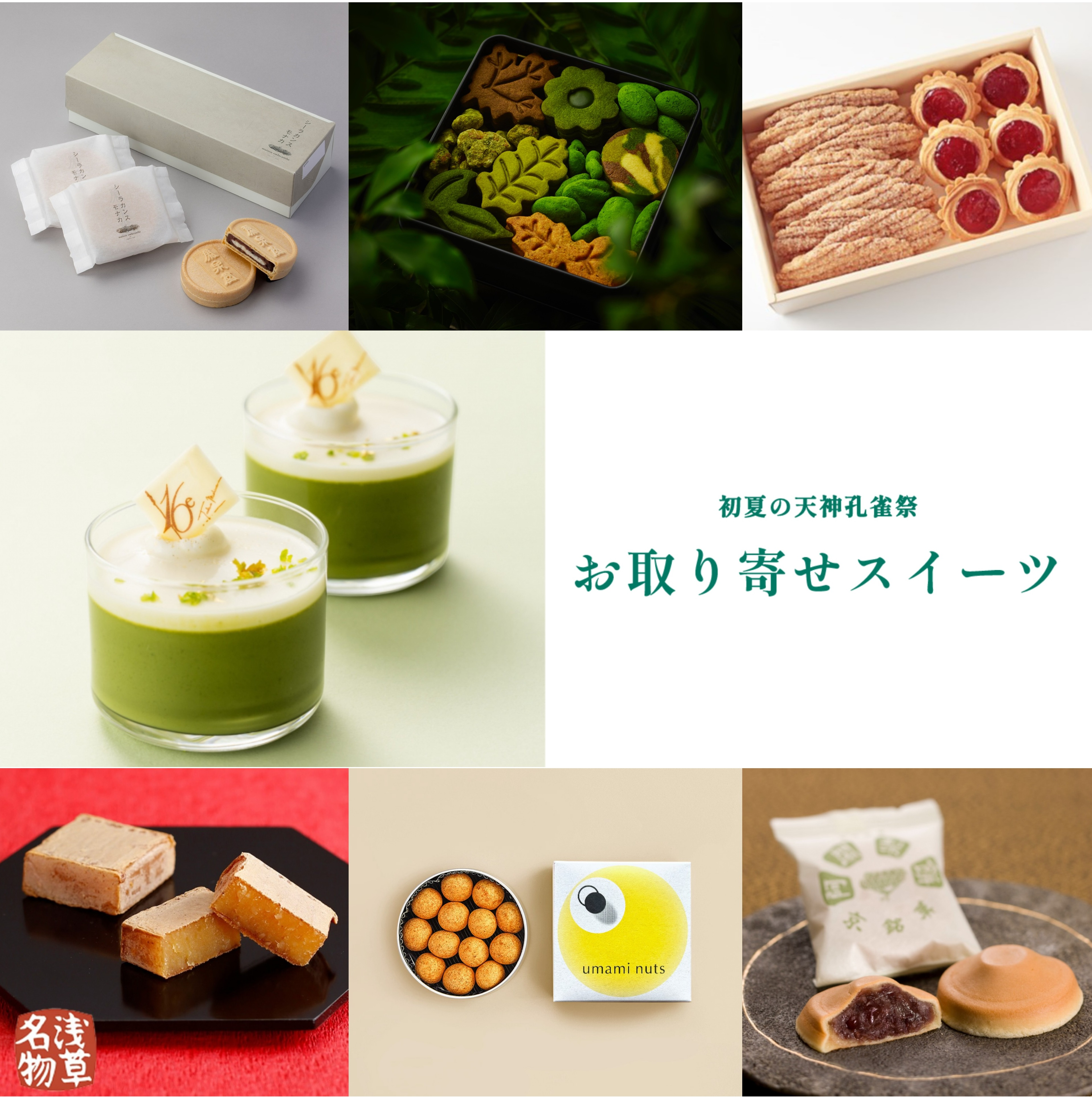 初夏の天神孔雀祭🦚~お取り寄せスイーツ~