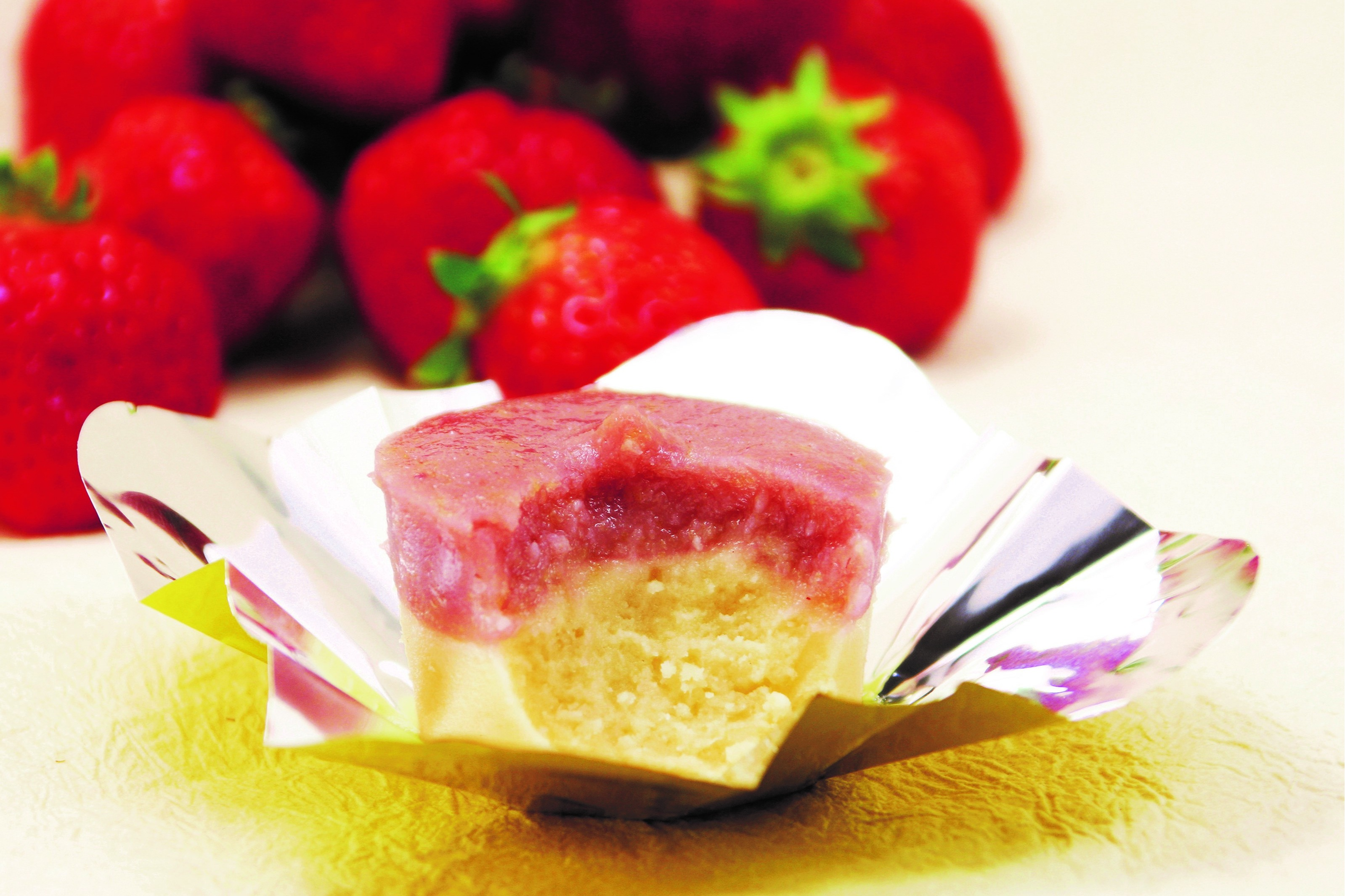 【季節限定】唐芋レアケーキ　ストロベリー販売いたします🍓