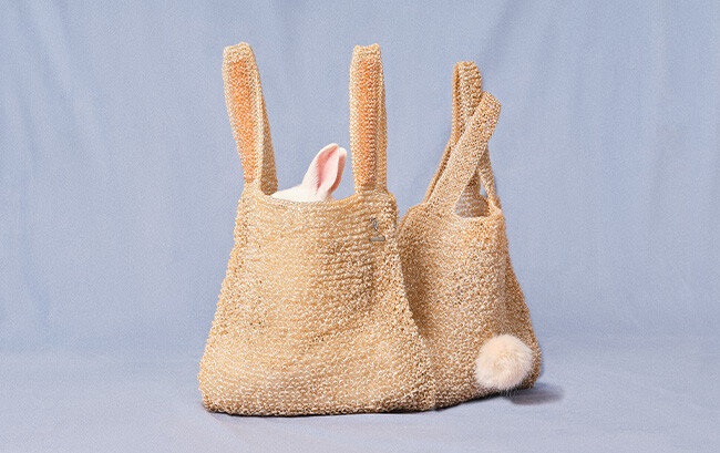 遊び心溢れる「うさぎ」モチーフバッグ