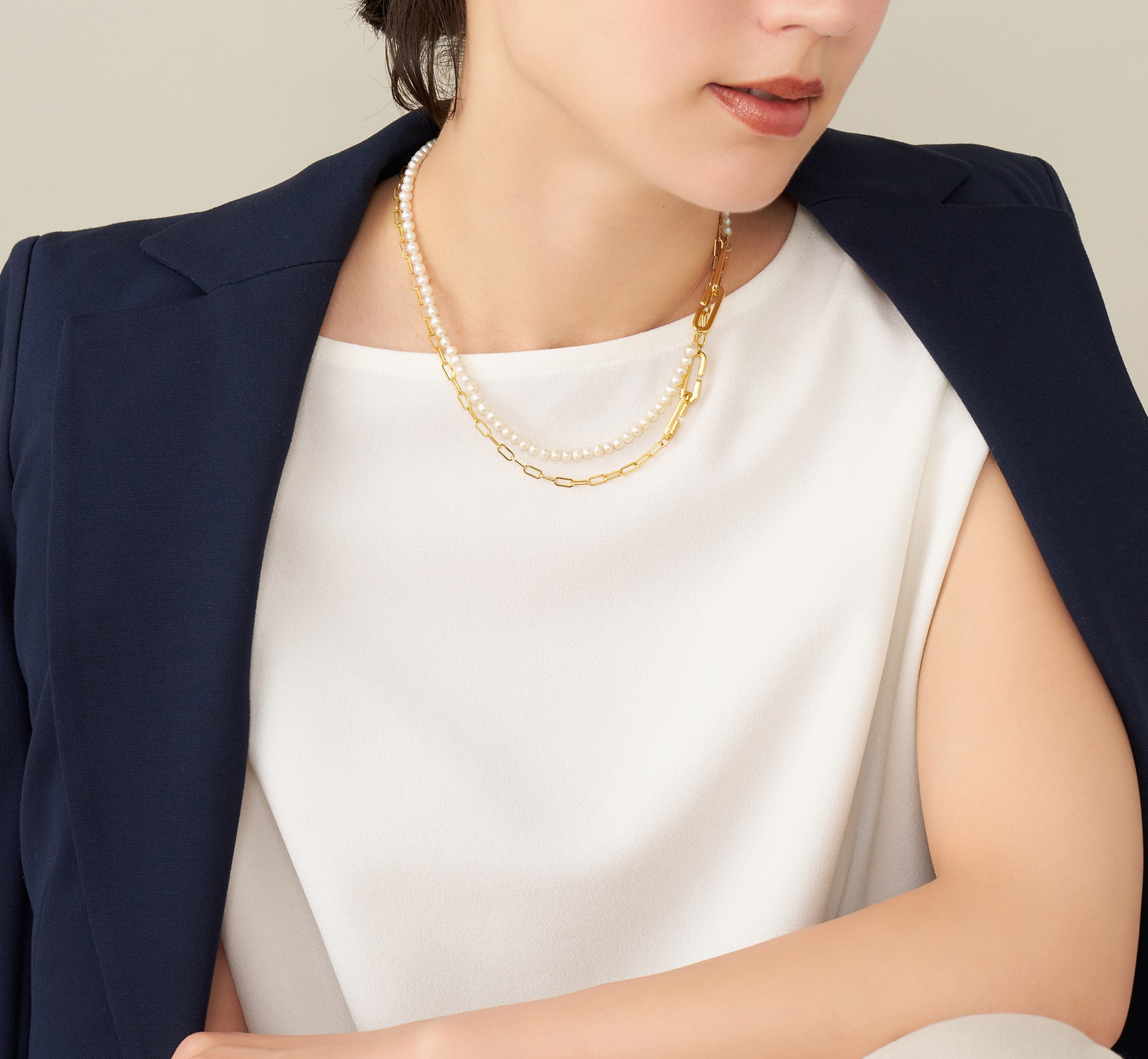 秋のお呼ばれパールアクセサリー🎀