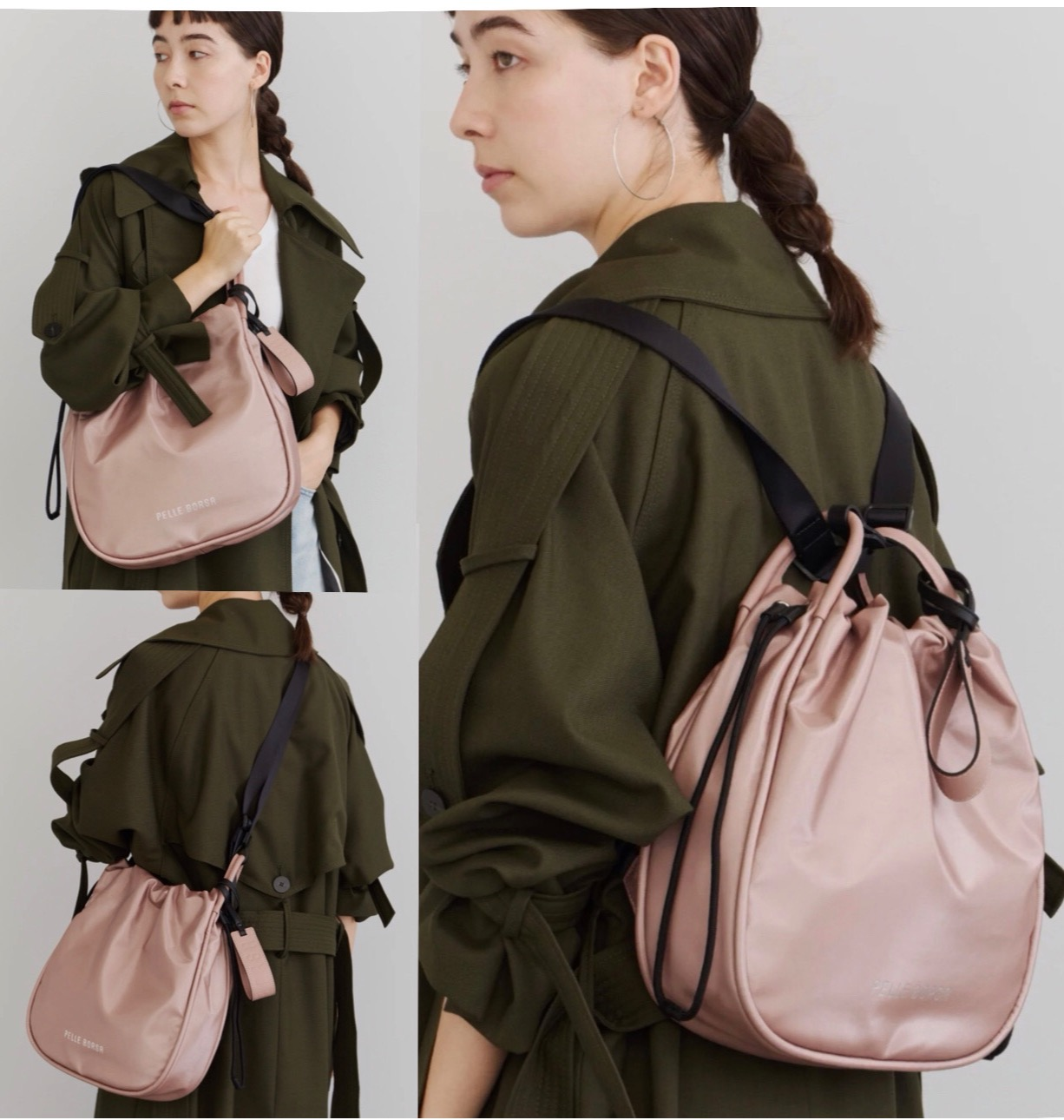 【PELLE BORSA】👜👛NEW！ちょっと小ぶりな3WAYリュック♪