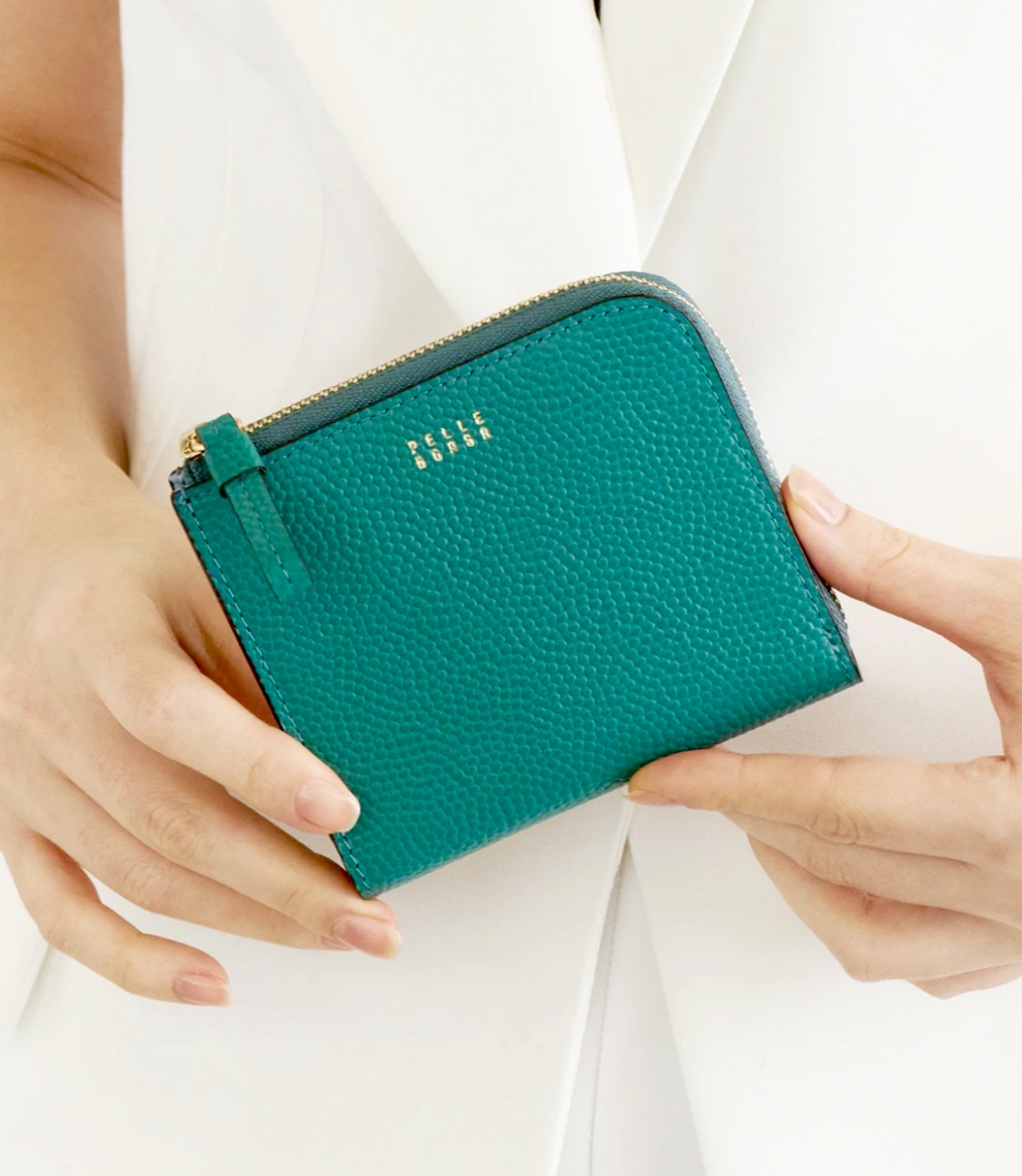 【PELLE BORSA】👜👛人気すぎるコンパクト財布！新色は『ティール』♪