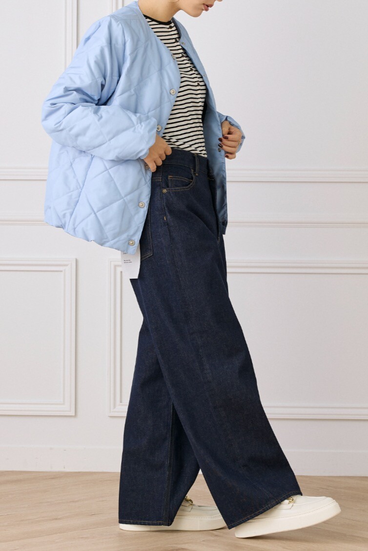 クルーネックダウンジャケット《TAIONコラボレーション》