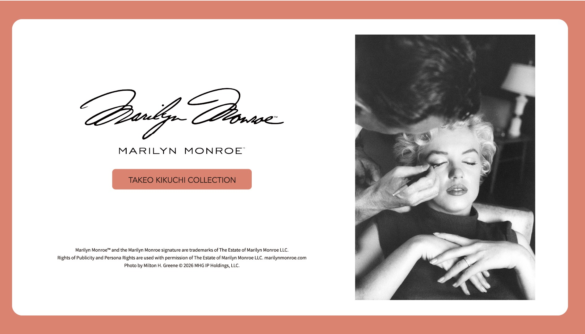 「Marilyn Monroe」TAKEO KIKUCHI COLLECTION