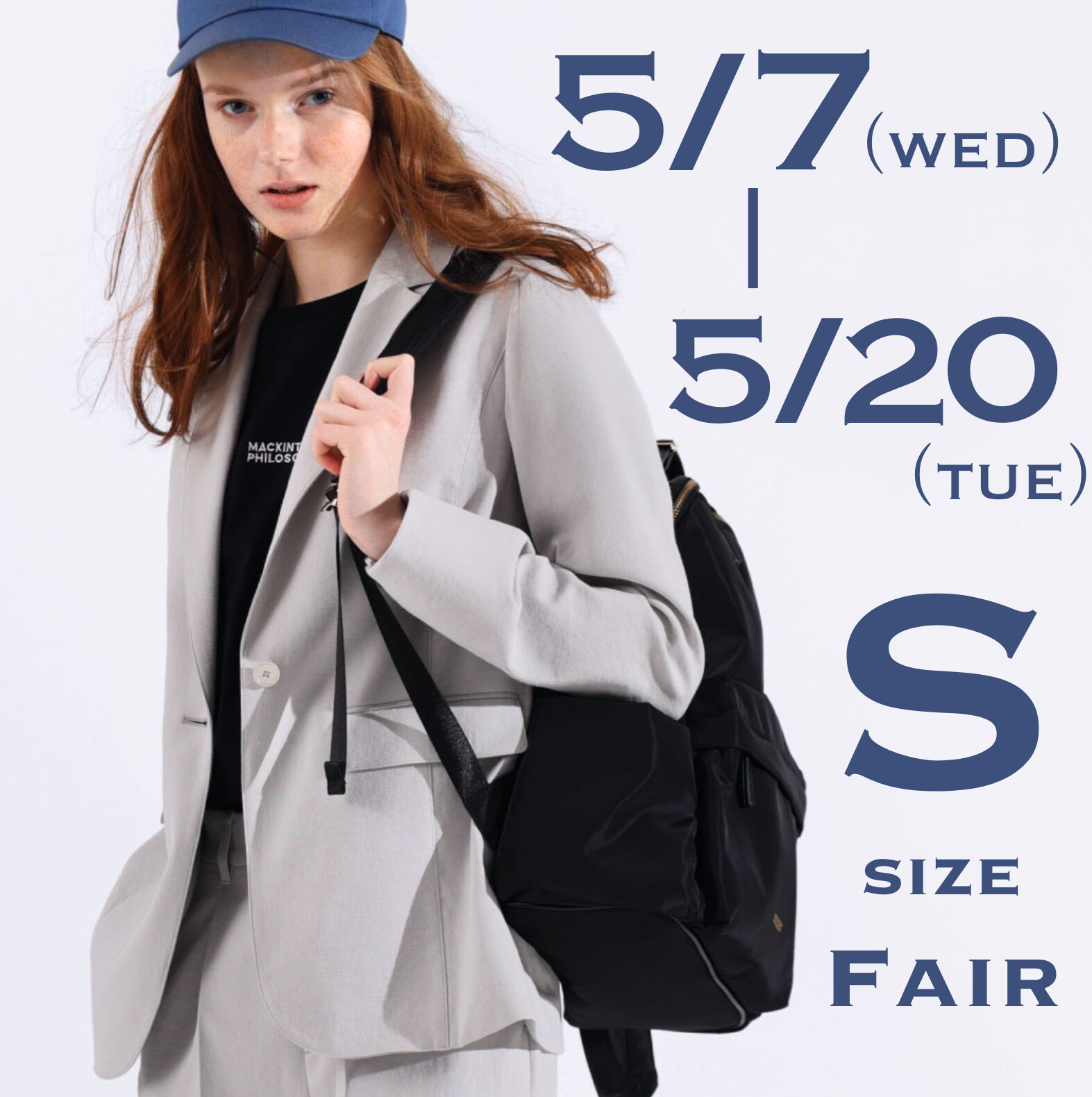 “S“size　FAIR　5/7(水)〜5/20(火)
