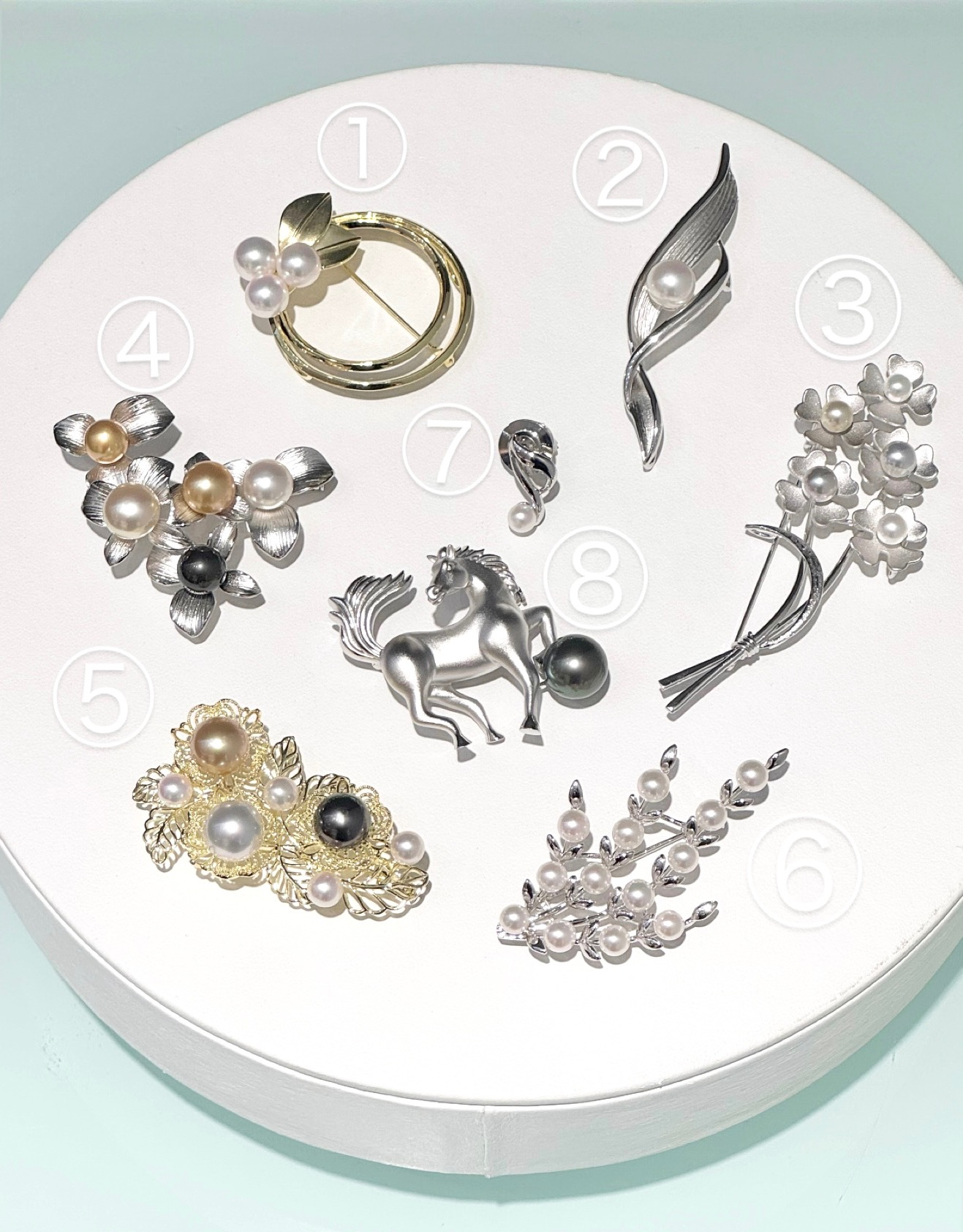 パールブローチのご紹介💫