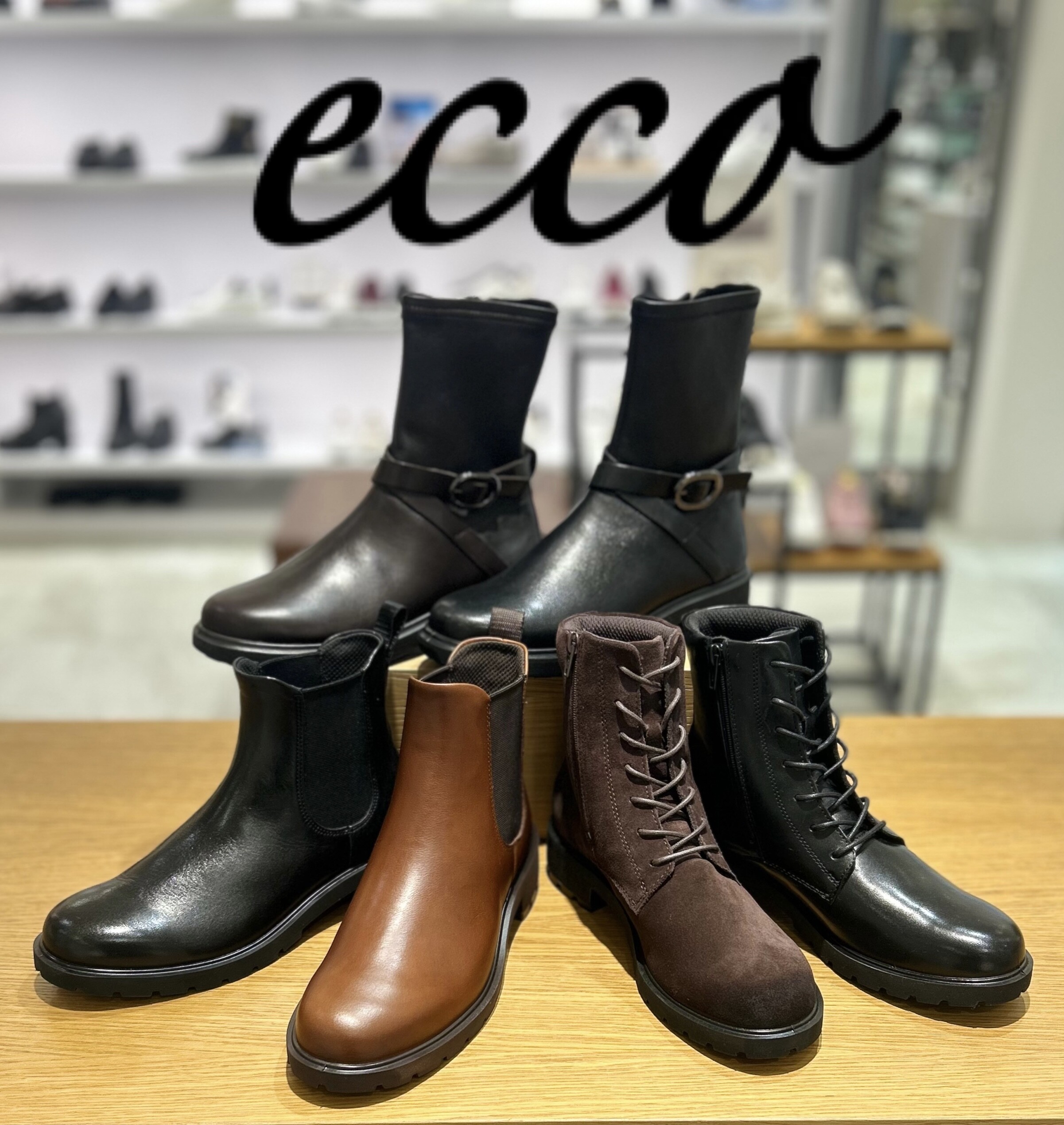 【 ECCO  】足もとから季節をまとうブーツ👢✨