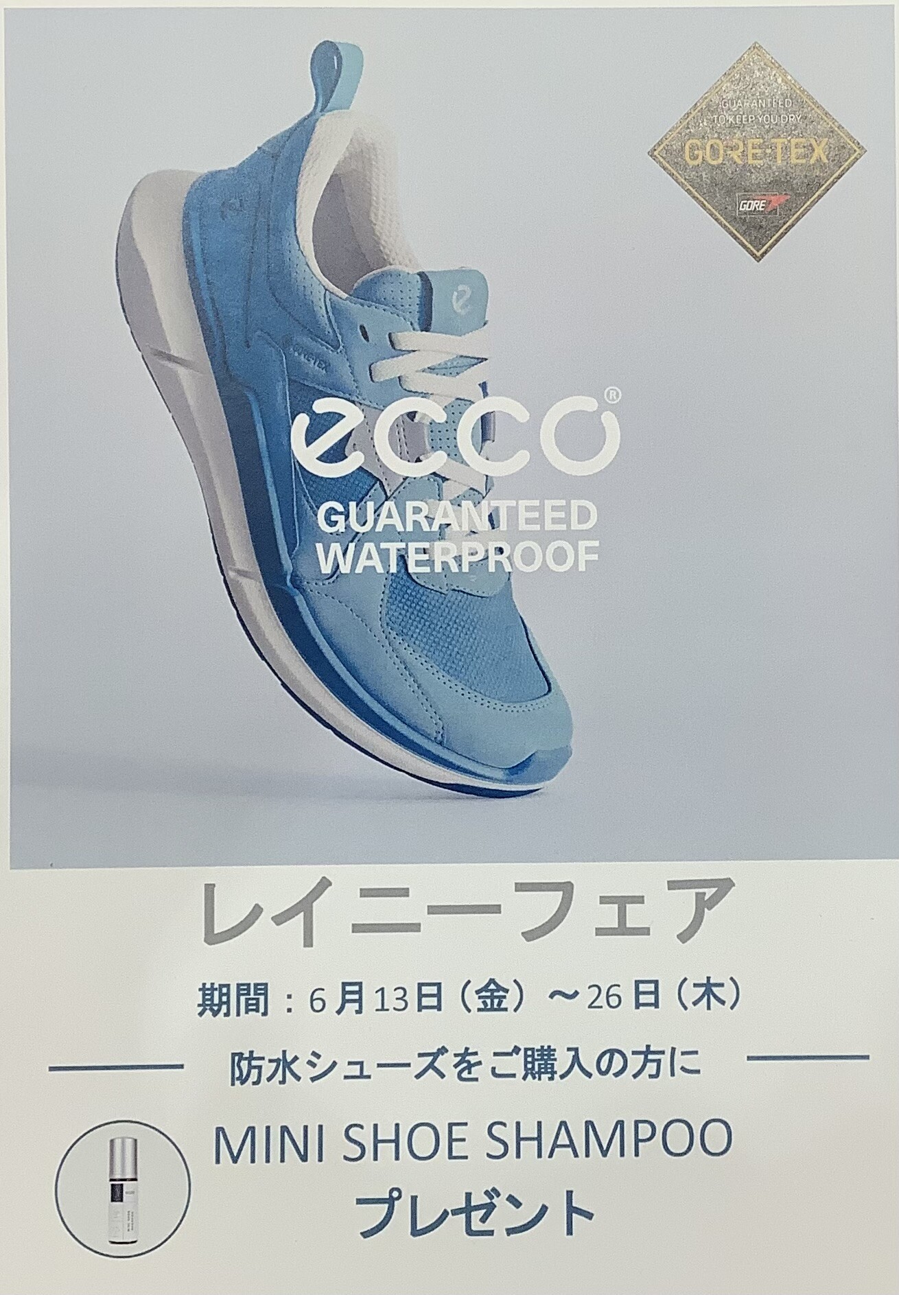 【 ECCO 】☔️レイニーフェア👟