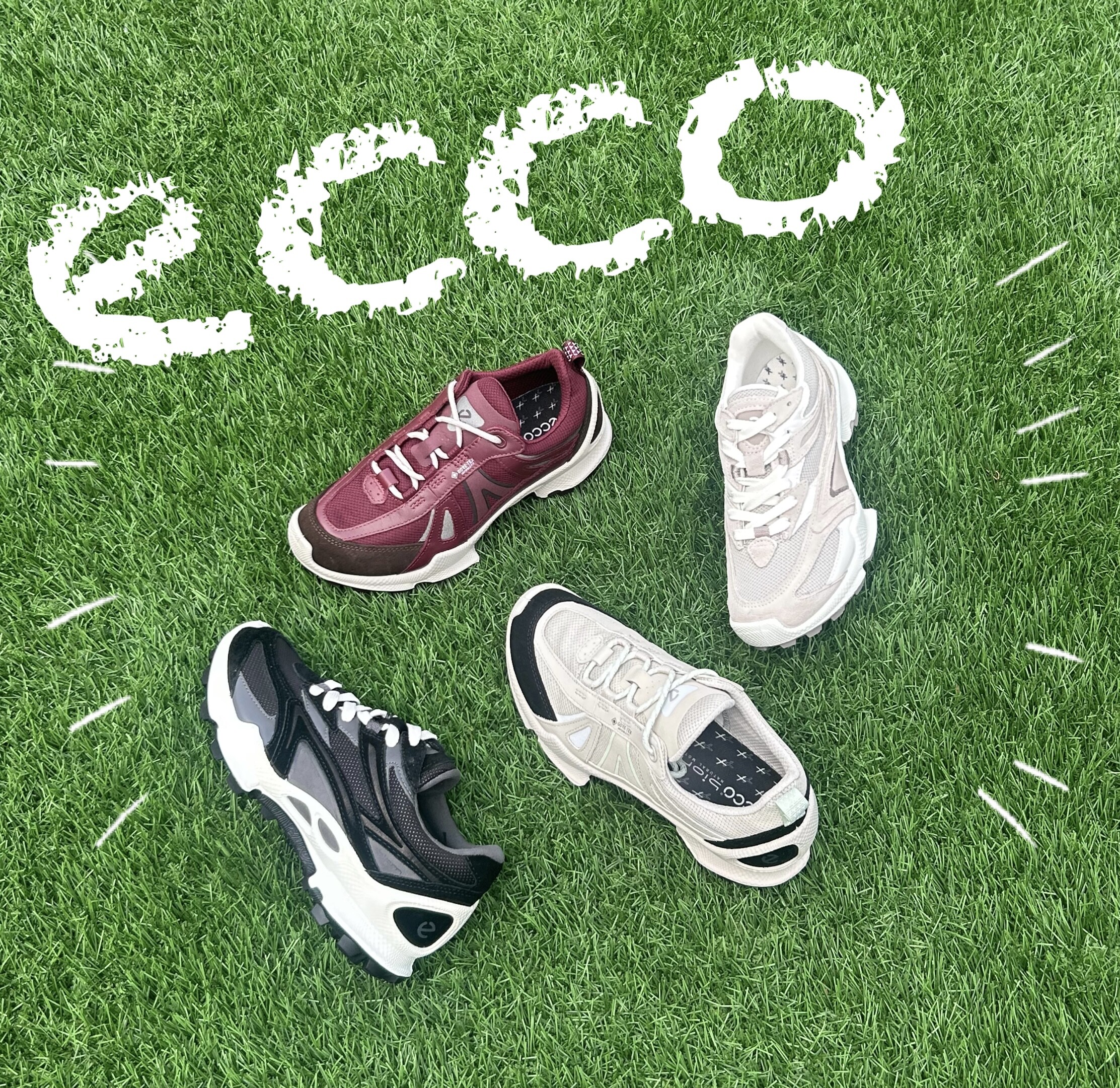 【 ECCO 】最新スニーカーで街歩きをもっと快適に👟🎵