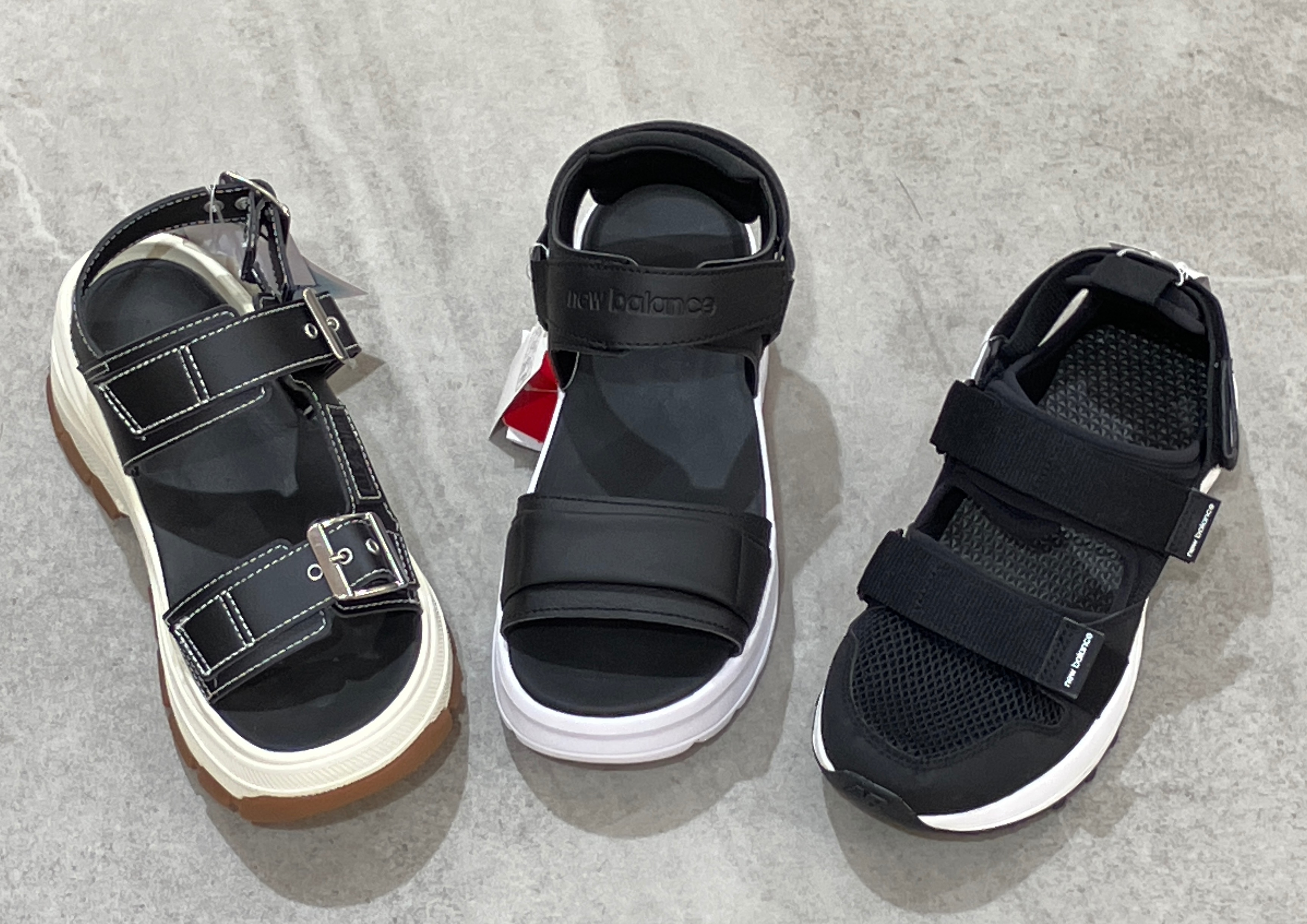 CONVERSE & new balance サンダル✨