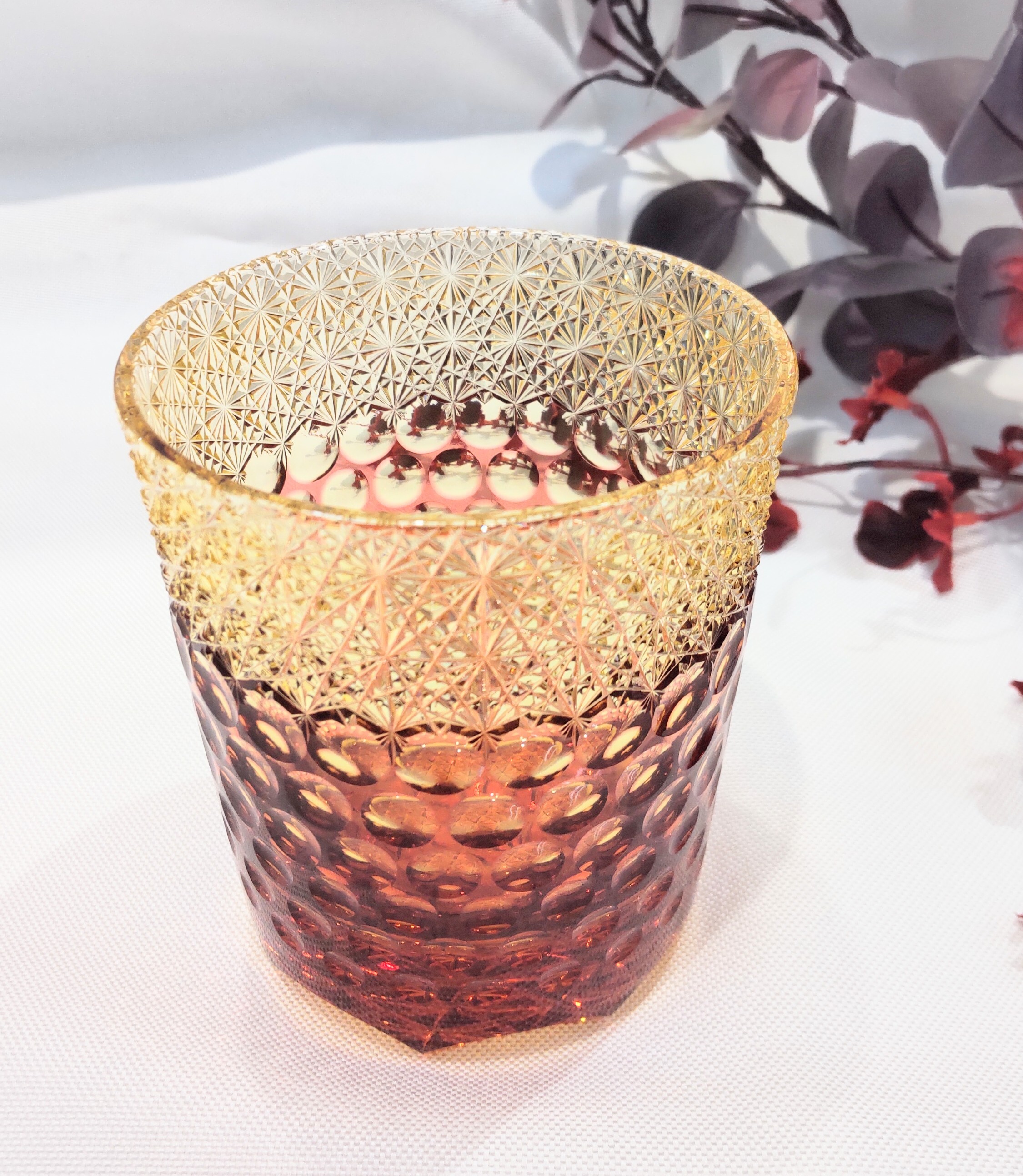 江戸切子のグラスのご紹介です❢