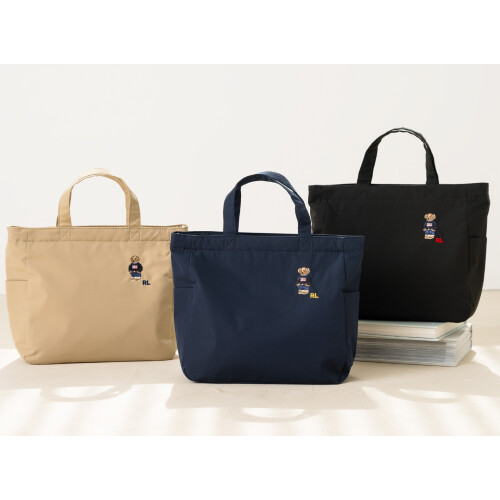 【軽やかに持てる、大人のポロベアトート＆サコッシュバッグ】