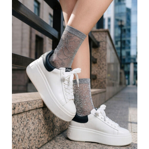 厚底⭐ホワイトスニーカー👟✨