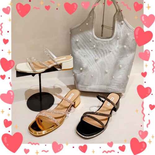 モード·エ·ジャコモ✨キレイ目キラキラ✨ミュール👡