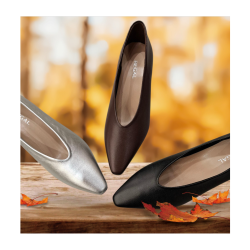 スッキリ細見えカバードパンプス☆REGAL