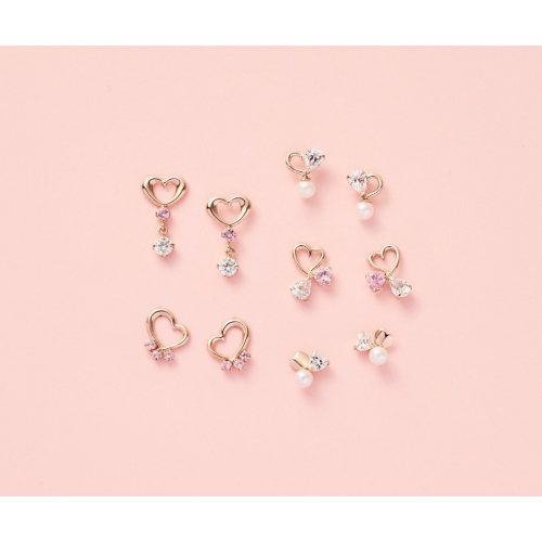 【SamanthaTiara】新作ハートピアス🩷