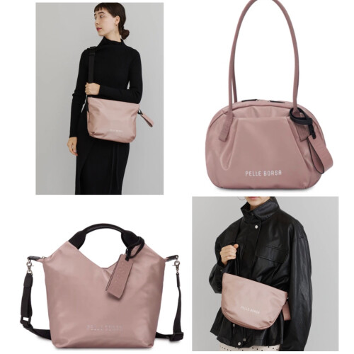 【PELLE BORSA】👜👛新色登場！大人なスモーキーピンク💕