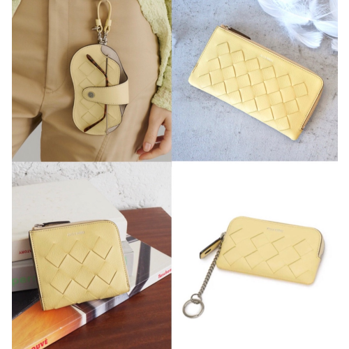 【PELLE BORSA】👜👛NEW！クリームイエローのお財布・小物が入荷しました💛