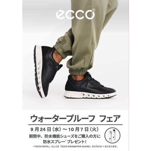 【ECCO】ウォータープルーフフェア👟