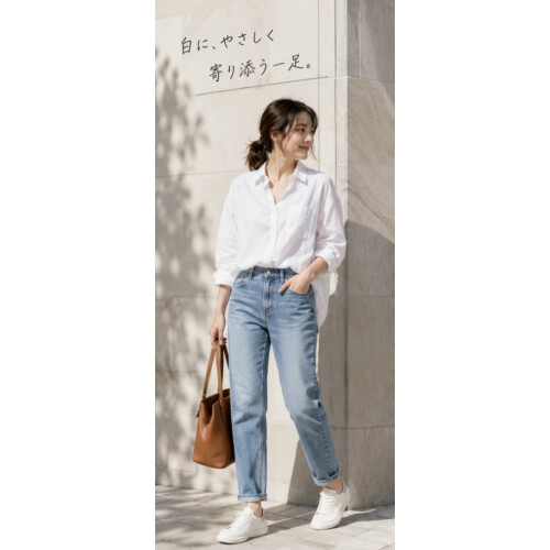 【 ECCO  】🌿足元から楽しむ白コーデ🌿