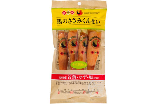 鶏のささみくんせい　ゆず胡椒味（４本入）