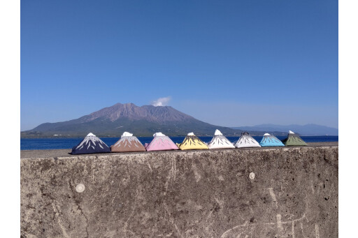 桜島モクモクティッシュケース