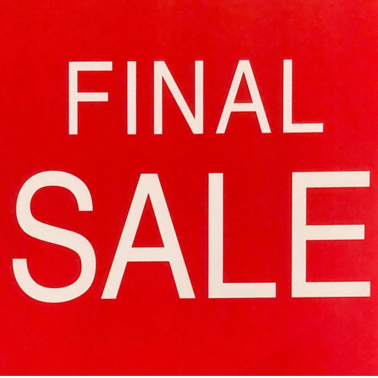 婦人服ファイナルSALE
