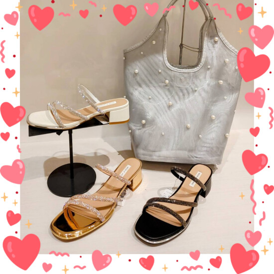 モード·エ·ジャコモ✨キレイ目キラキラ✨ミュール👡