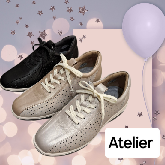 🌸春ギフトにもおすすめ🌸アトリエの軽量幅広スニーカー👟