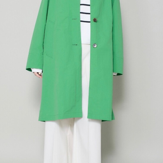 ナイロンステンカラーコート