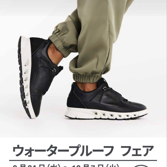 【ECCO】ウォータープルーフフェア👟