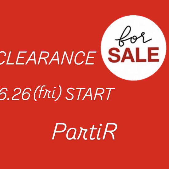 ✨クリアランスSALE✨のご案内🎉
