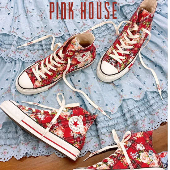CONVERSE×PINKHOUSE　🎀🌹コラボスニーカー🌹🎀