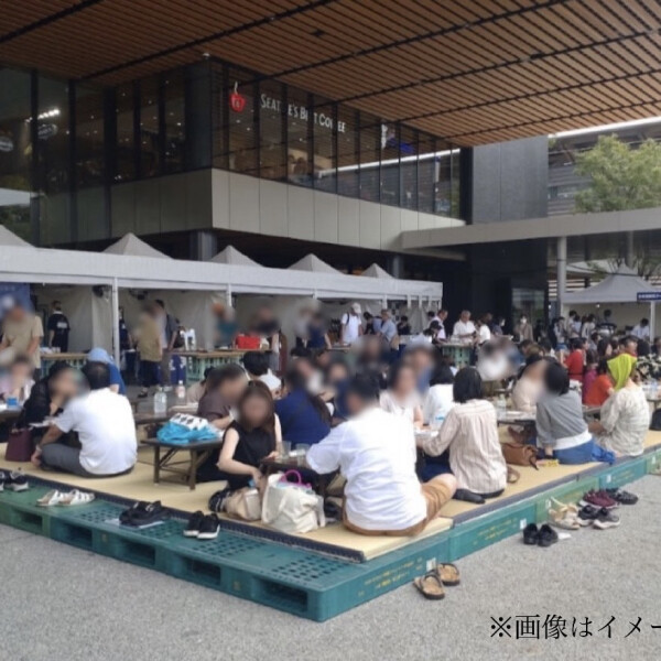 🍶パサージュ広場に畳の居間！？🍶 球磨焼酎の蔵元がパサージュ広場に集結！